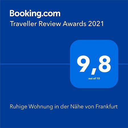 Ruhige Wohnung In Der Naehe Von Frankfurt Kelkheim Zewnętrze zdjęcie