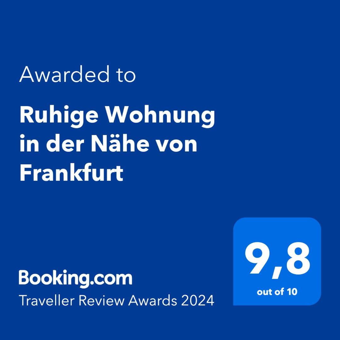 Ruhige Wohnung In Der Naehe Von Frankfurt Kelkheim Zewnętrze zdjęcie